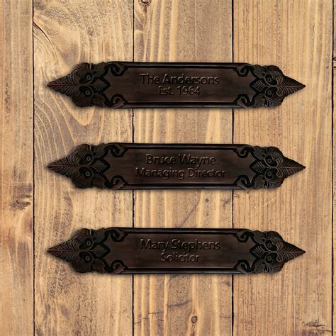 Custom Door Name Plaque Door Plaque Handmade Custom Door Etsy