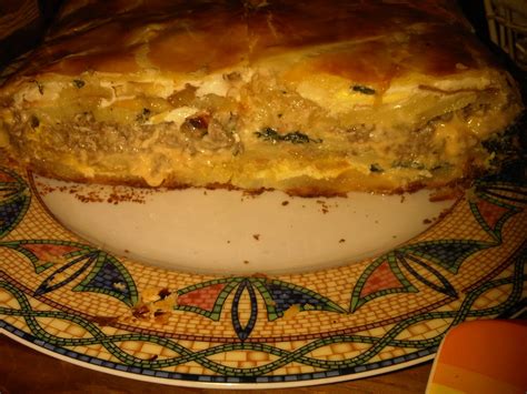 La cuisine a des couleurs Ma tourte pommes de terre et viande hachée