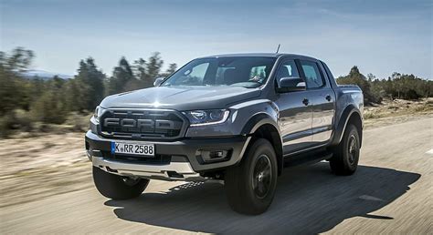 2019 Ford Ranger Raptor Color Conquer Grey Front Three Quarter