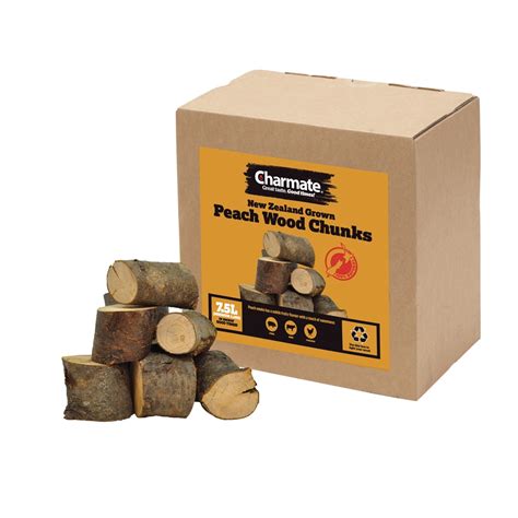 Peach 75l Wood Chunks For Smokers And Bbqs Charmate Nz