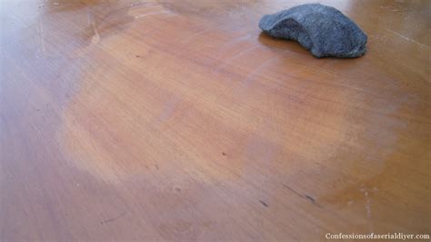 This wood desk was not sanded prior to painting and it was not painted with chalk paint. How to Remove Stain without Sanding | Confessions of a ...