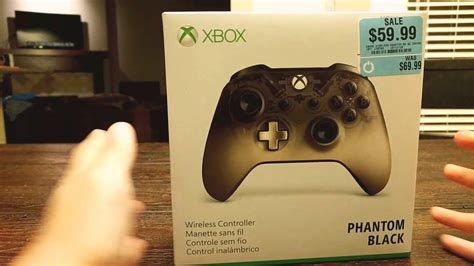 Xbox One Phantom Black Controller Unboxing Youtube