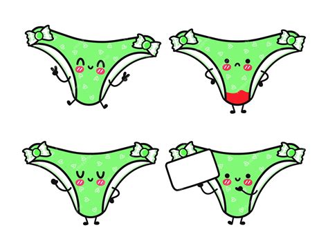 Premium Vector Blood Stain On Green Panties And Clear Panties