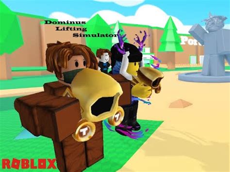 Dominus Lifting Simulator With My Cousins Roblox YouTube