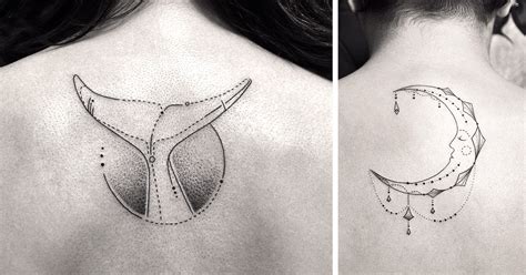 Geometric Line And Dot Tattoos By Bicem Sinik Demilked