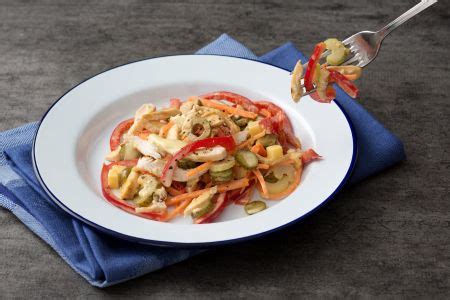 Potete infatti utilizzarla per condire anche altre composizioni. Ricetta Insalata di pollo saporita - La Ricetta di ...