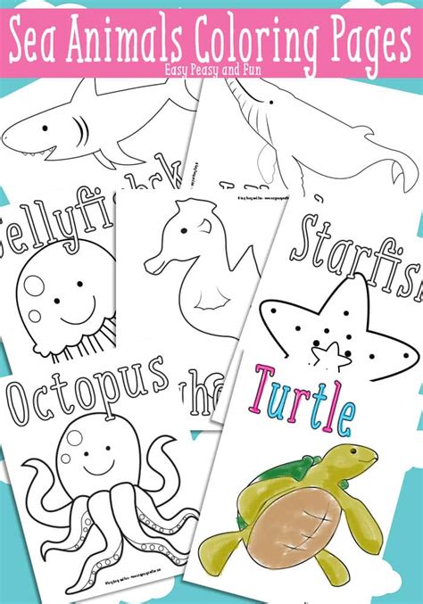 Maybe you would like to learn more about one of these? Ocean and Sea Animals Coloring Pages {Free Printable ...