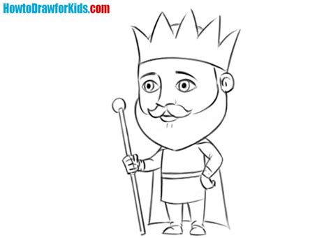 How To Draw A King For Kids Easy Drawing Tutorial
