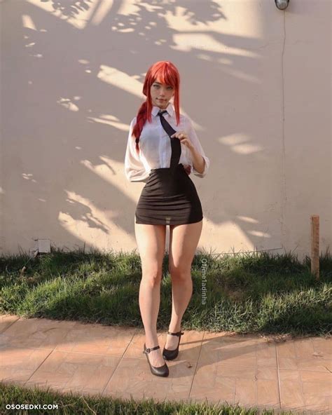 model meladinha me1adinha in cosplay makima from chainsaw man 6 leaked photos from onlyfans