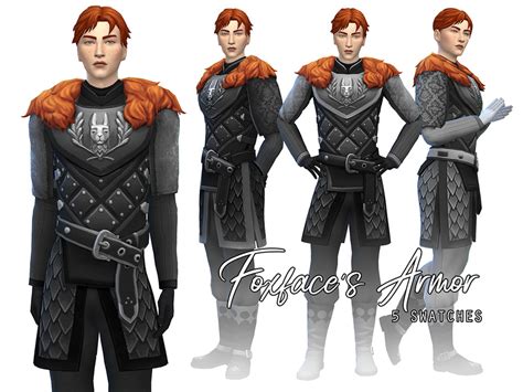 The Sims Resource Foxfaces Armor Get Famous Recolor