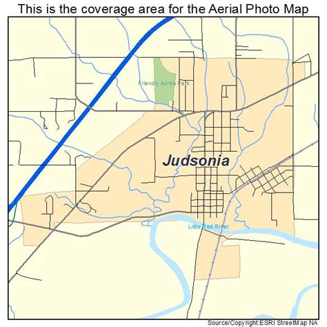 Aerial Photography Map Of Judsonia Ar Arkansas
