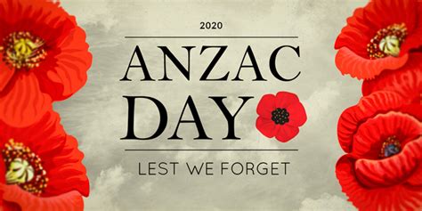 Anzac day 2020 falls on a saturday, which means for most australians, there will be no extra public holiday this year. ANZAC Day 2020 - Lest We Forget - 2ST