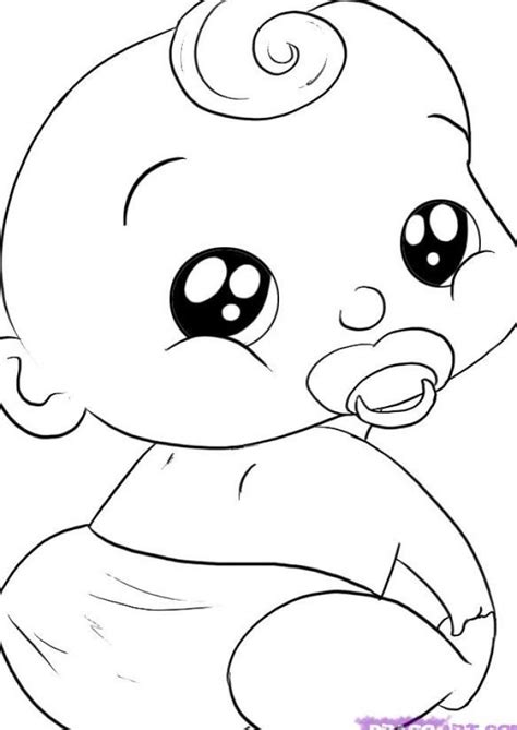 Cute Baby Face Drawing At Getdrawings Free Download