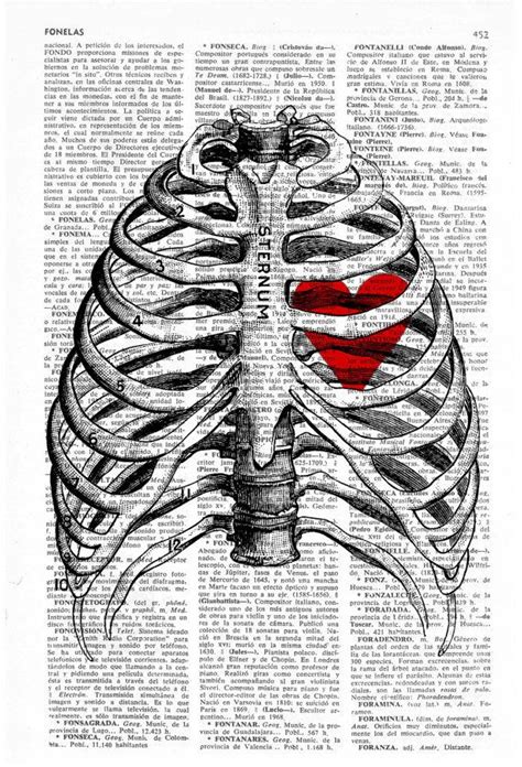 Interactive tutorials about the ribs and sternum bones, with labeled images and diagrams featuring the beautiful illustrations of getbodysmart. Upcycled Dictionary Page Print - Heart trapped in a Rib ...