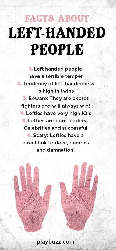 Left Handers Facts