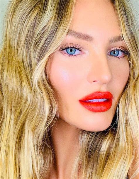 Blue Eyes And Red Lips Beauty Makeup Hair Makeup Hair Beauty Candice