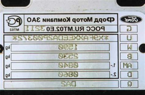 Форд расшифровка Vin Ford Vin Decoder Lookup And Check Ford Vin