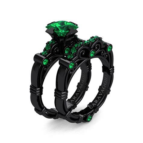 We did not find results for: Art Masters Caravaggio 14K Black Gold 1.25 Ct Princess Emerald Engagement Ring Wedding Band Set ...