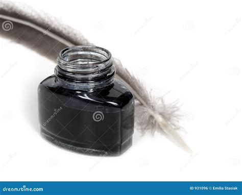 Inkwell And Quill Stock Photo Image Of Handwriting School 931096