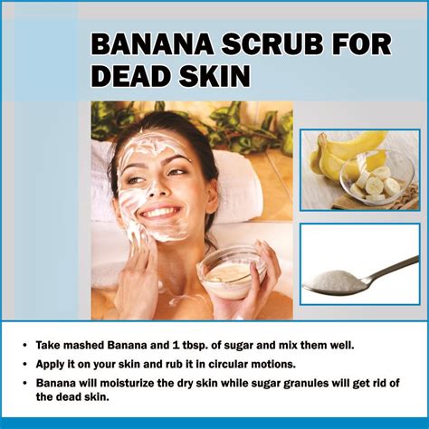 Use Banana Scrub For Face Dead Skin Removal Home Remedies Do It Yourself