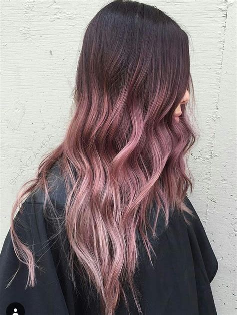 Beautiful Ombré Pinkish Rose Gold Hair Pinterest