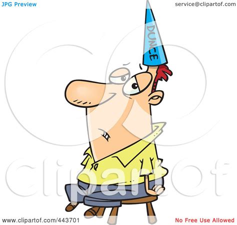 Royalty Free Rf Clip Art Illustration Of A Cartoon Man Wearing A