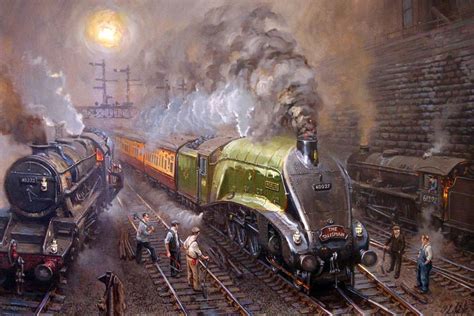 Guild Of Railway Artists Art Gallery Trains And Locomotives