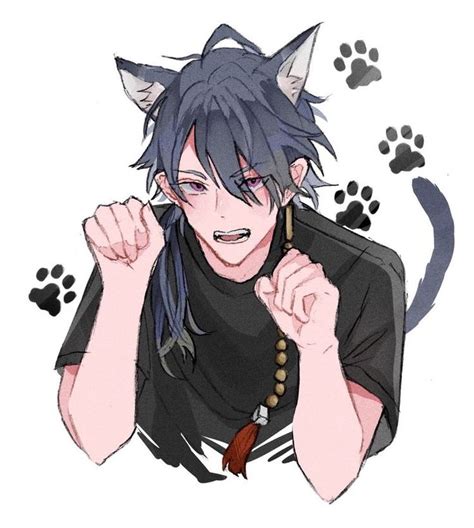 Pin By Kai♡ On 絵 Anime Cat Boy Neko Boy Anime Neko