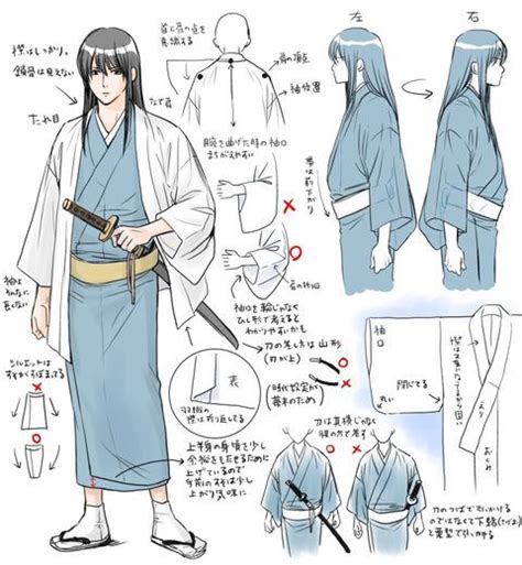 Traditional japanese clothing male drawing. Pin by K A T H A R T I C on Japan traditional clothes ...