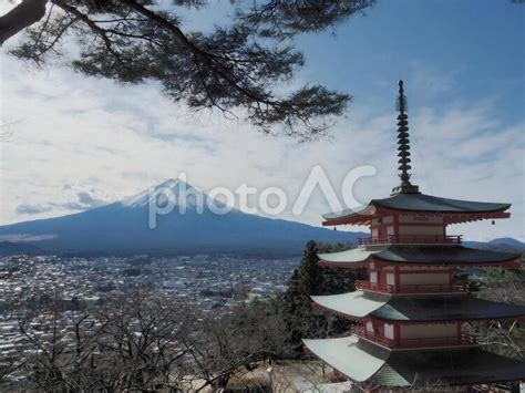 富士山と五重塔 No 3696149｜写真素材なら 写真ac 無料（フリー）ダウンロードok