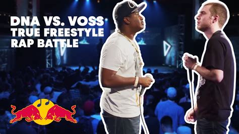 True Freestyle Rap Battle Dna Vs Voss Youtube