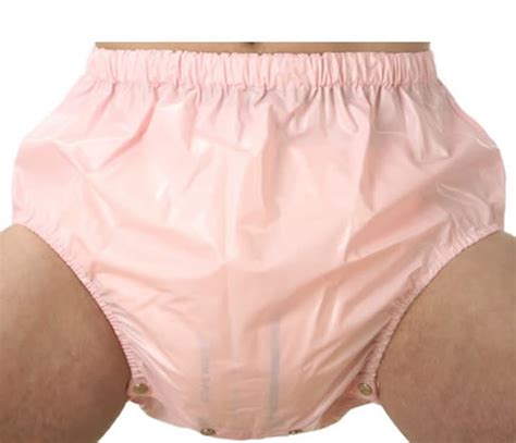Pvc Button Diaper Pants Rubber Pants Adult Baby Incontinence Pw505