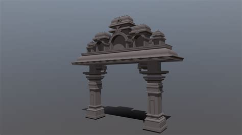 Temple Arch 3dview 3d Model By Erbnijithkumar Nijithkumar99