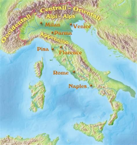 Italy Italy Geography Italy Map Geography Map