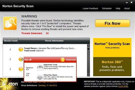 Norton Security Scan Antivirus Software