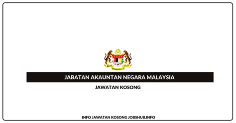 Memberi maklumbalas dan laporan kepada kementerian kewangan malaysia. Jawatan Kosong Jabatan Akauntan Negara Malaysia » Jobs Hub