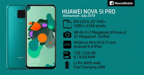 Get all the latest updates of huawei nova 5 pro price in pakistan, karachi, lahore, islamabad and other cities in pakistan. Huawei Nova 5i Pro Price In Malaysia RM1499 - MesraMobile