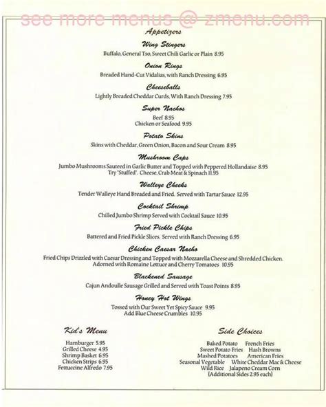 Click on each menu below to view our selection. Online Menu of Prime Rib Restaurant, Spencer, Iowa, 51301 - Zmenu