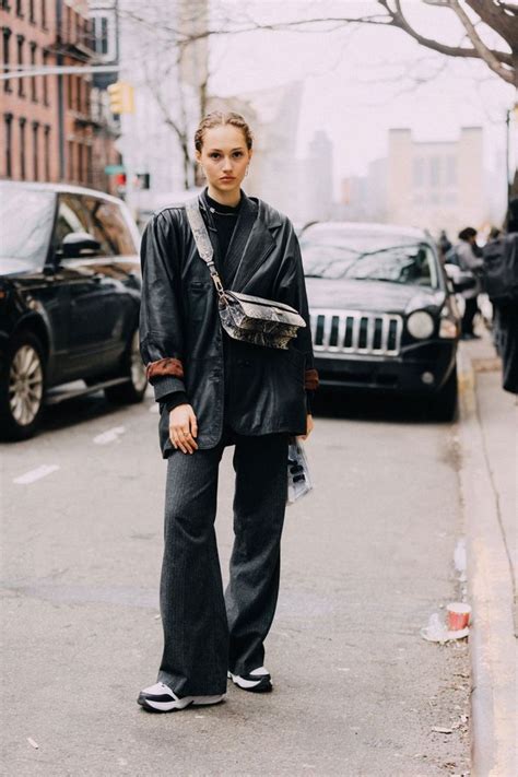 Street Style At New York Fashion Week Fall Winter Minimalist