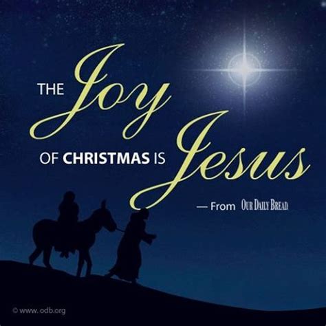 The Joy Of Christmas Is Jesus