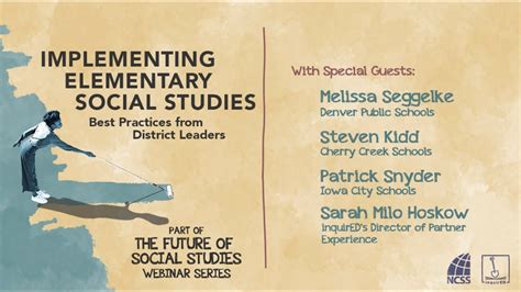 Implementing Elementary Social Studies Best Practices From District