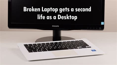 Creatively utilize your available space by installing modernized e pad laptop desk. Convert a broken Laptop into a Desktop - YouTube
