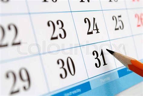 Calendar Stock Image Colourbox