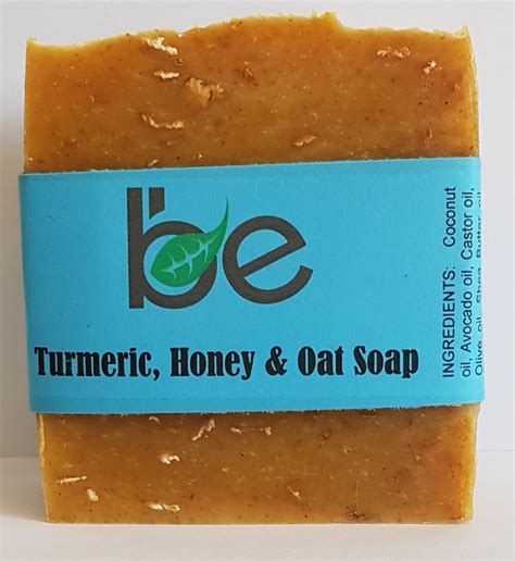 Turmeric Honey And Oat Soap 120g Acne Dark Spots Turmeric Etsy