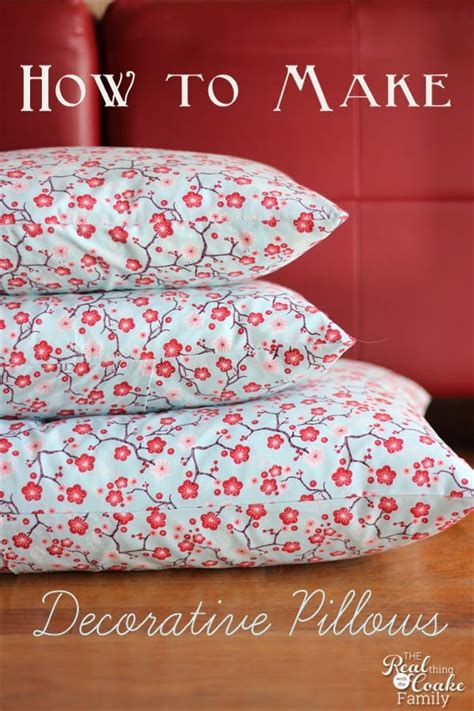 See how to make an envelope step by step! How to Make Decorative Pillows - Make Envelope Pillow Covers