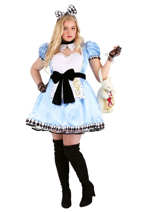 Deluxe Plus Size Alice Costume Ubicaciondepersonascdmxgobmx