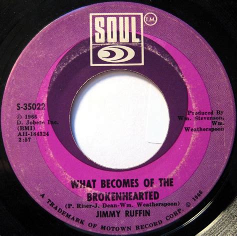 Jimmy Ruffin What Becomes Of The Broken Hearted Releases Discogs