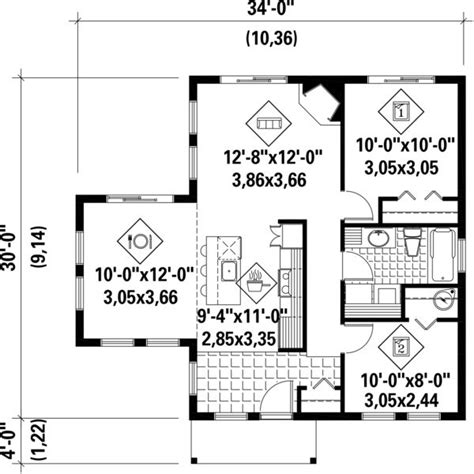 House Plan For 850 Sq Ft Template
