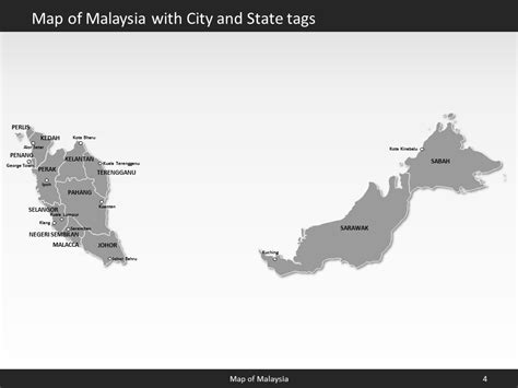 Malaysia Map Editable Map Of Malaysia For Powerpoint Download