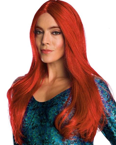Dc Aquaman Mera Womens Wig